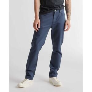 Quince Comfort Stretch Traveler 5 Pocket Pants Navy Straight Fit Men’s 36x34